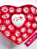 Hộp Hoa Sáp trái tim đèn Loveyou 1